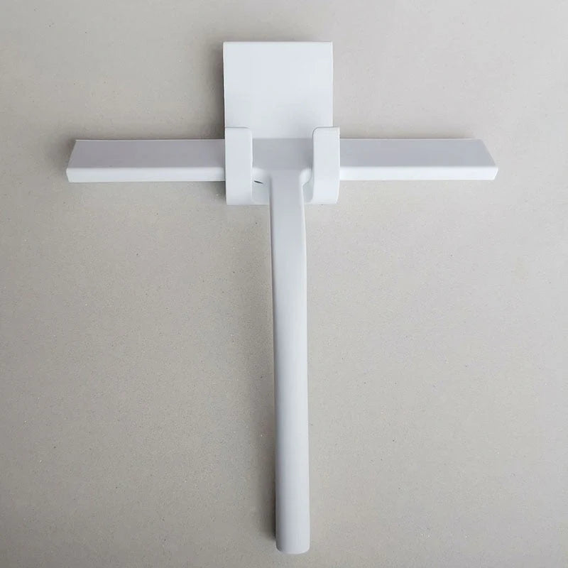 Water squeegee – Premium stainless steel – Elegant black design – Modern bathroom cleaning tool