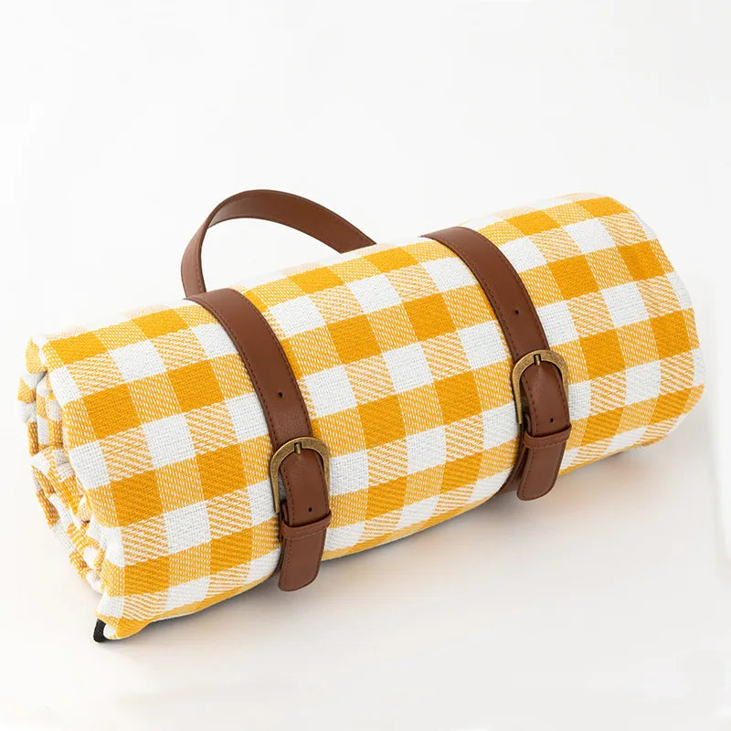 Waterproof picnic blanket – Foldable outdoor mat – 59 x 79 in – Ideal for beach, park, and camping