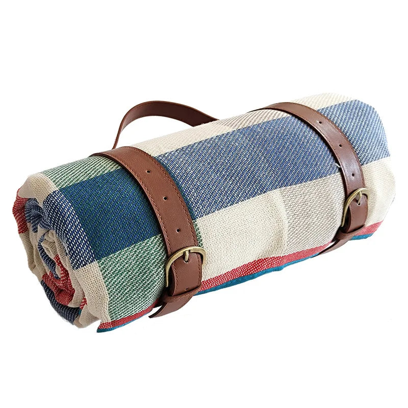 Waterproof picnic blanket – Foldable outdoor mat – 59 x 79 in – Ideal for beach, park, and camping