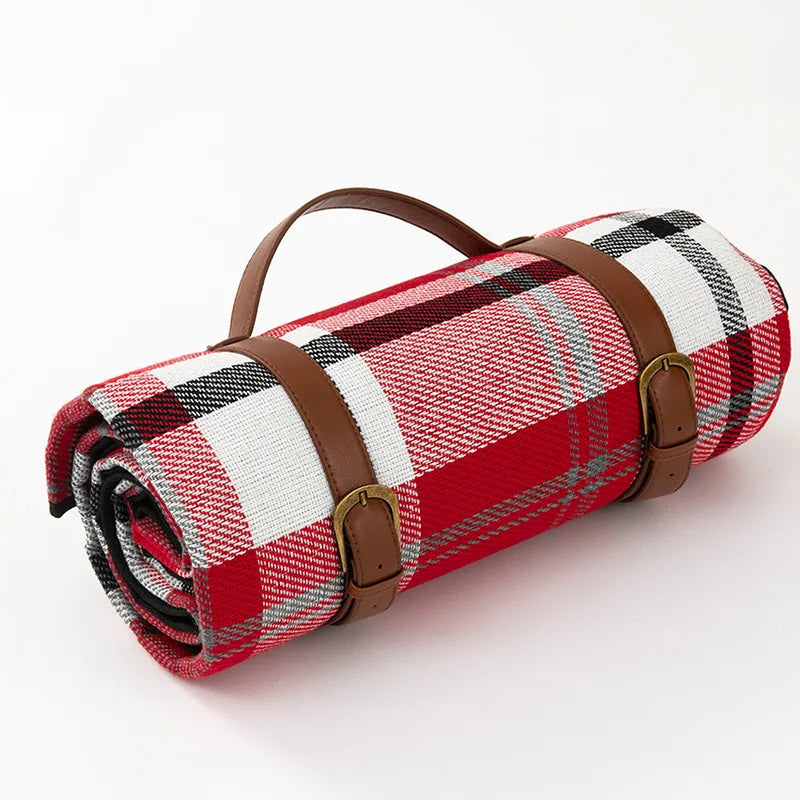 Waterproof picnic blanket – Foldable outdoor mat – 59 x 79 in – Ideal for beach, park, and camping