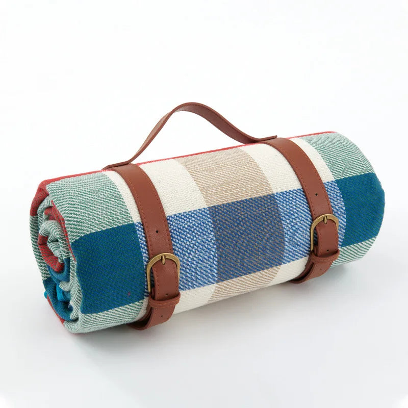 Waterproof picnic blanket – Foldable outdoor mat – 59 x 79 in – Ideal for beach, park, and camping