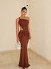 Asymmetric Cutout Maxi Dress
