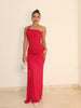 Asymmetric Cutout Maxi Dress