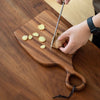 Wood cutting board – Premium walnut – Double-sided design – Kitchen and serving essential – 13.8 x 9.8 in