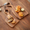 Wood cutting board – Premium walnut – Double-sided design – Kitchen and serving essential – 13.8 x 9.8 in