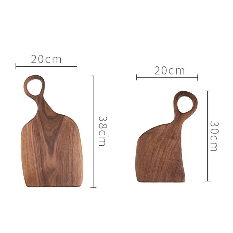 Wood cutting board – Premium walnut – Double-sided design – Kitchen and serving essential – 13.8 x 9.8 in