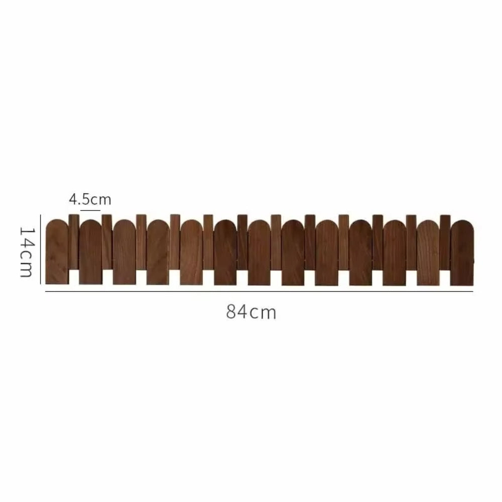 Wall-mounted wooden coat rack with foldable hooks, modern entryway organizer for jackets, bags, and keys