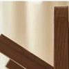 Wall-mounted wooden coat rack with foldable hooks, modern entryway organizer for jackets, bags, and keys