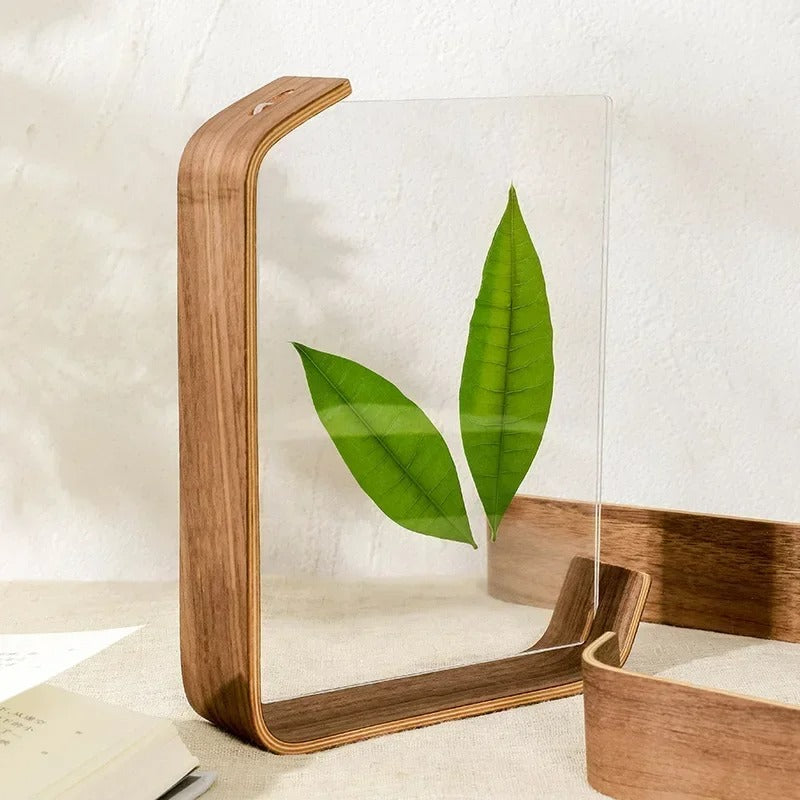 Wooden photo frame – Beech wood - Modern design with acrylic glass