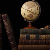 World globe – Retro-style – Brown map –  Elegant home decor