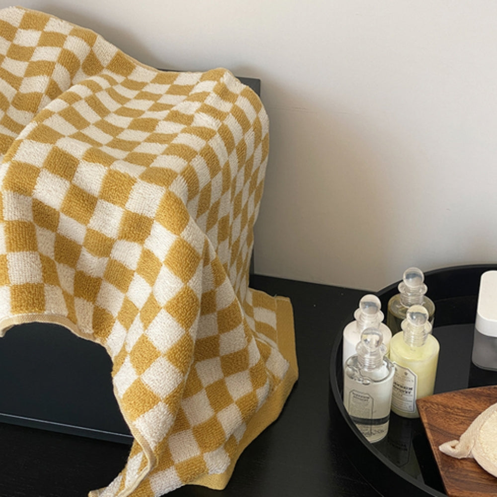 50% OFF | RetroMate® | Cotton Checker Towel