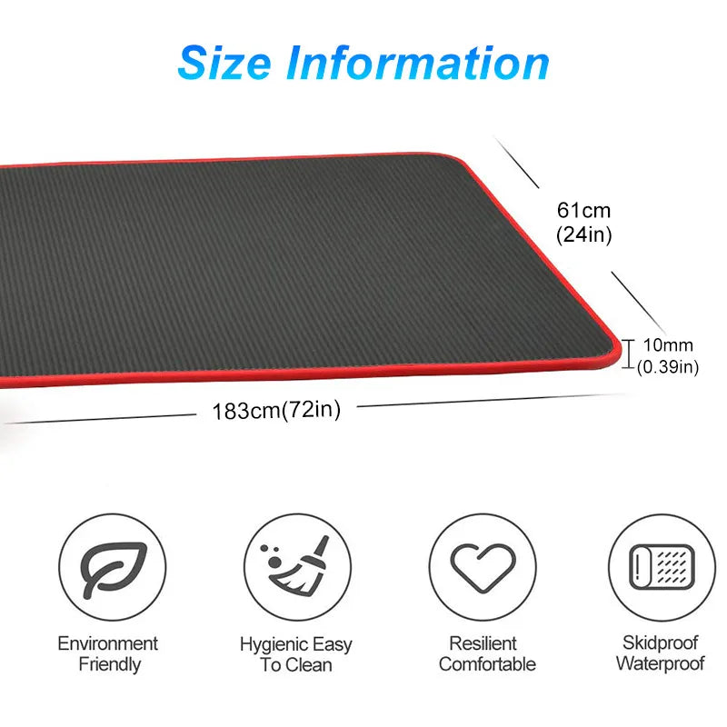 Yoga mat – Extra thick – Non-slip grip – Eco-friendly material