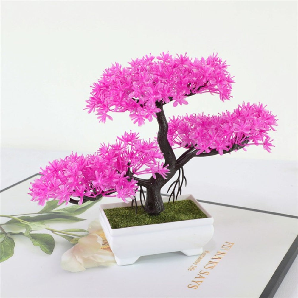 Yuriko Mini Artificial Bonsai Tree Desk Decor