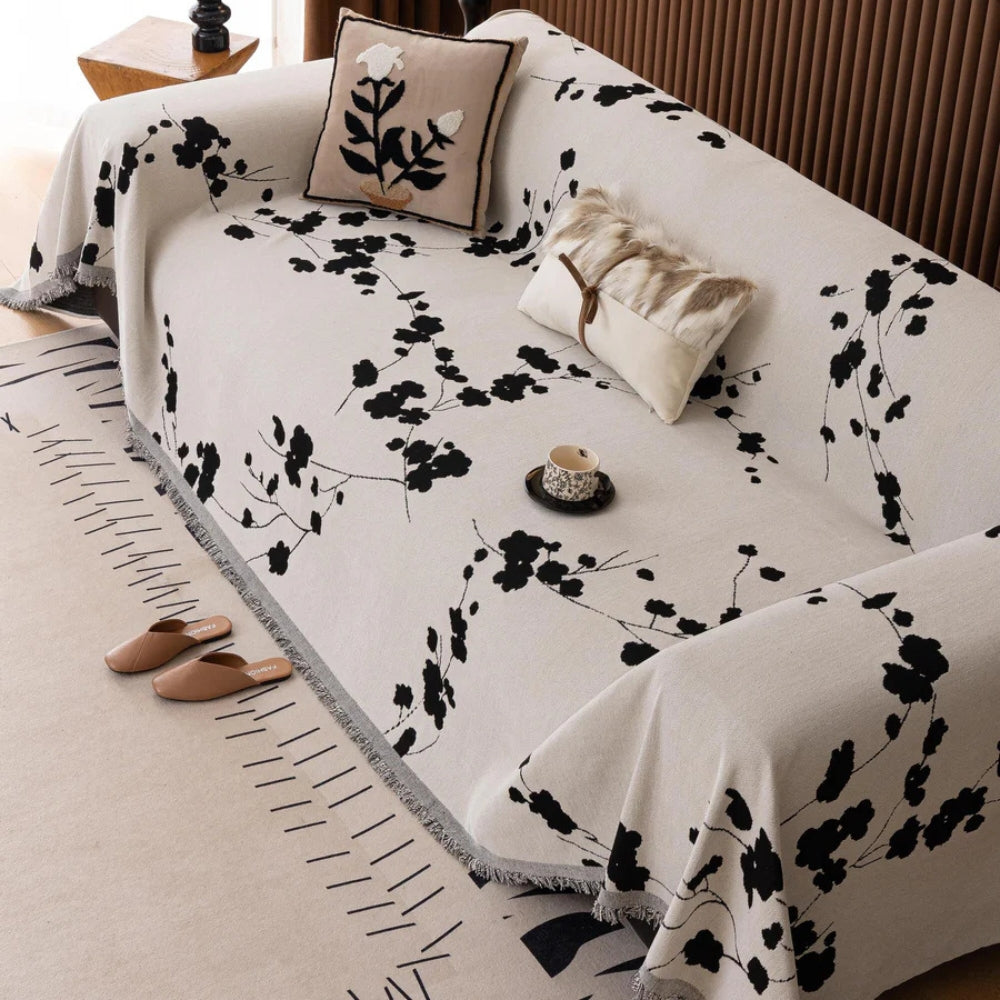 Alora Elegant Retro Chenille Sofa Cover