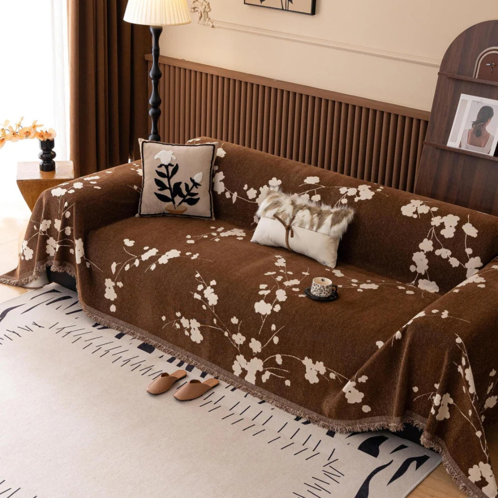 Alora Elegant Retro Chenille Sofa Cover