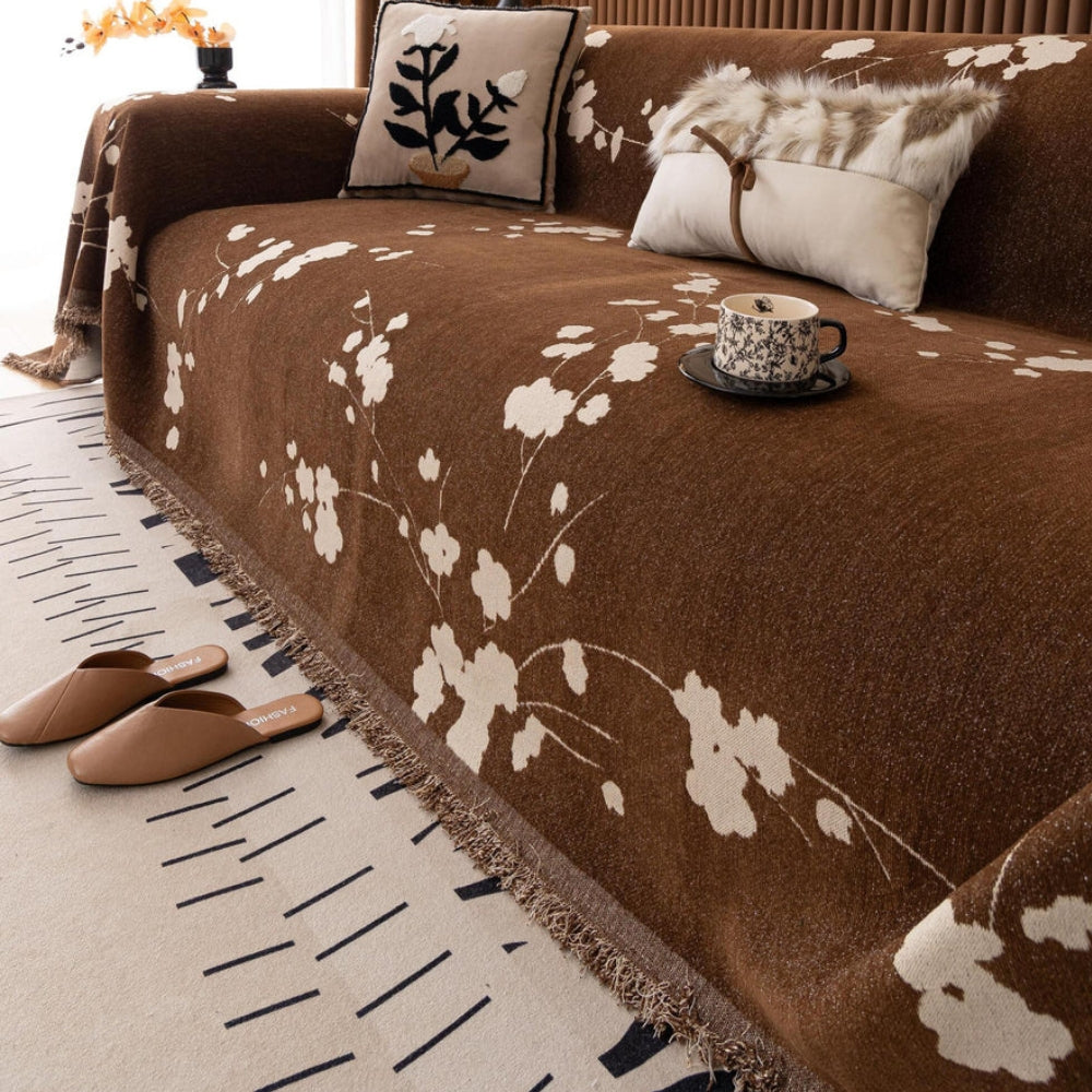 Alora Elegant Retro Chenille Sofa Cover