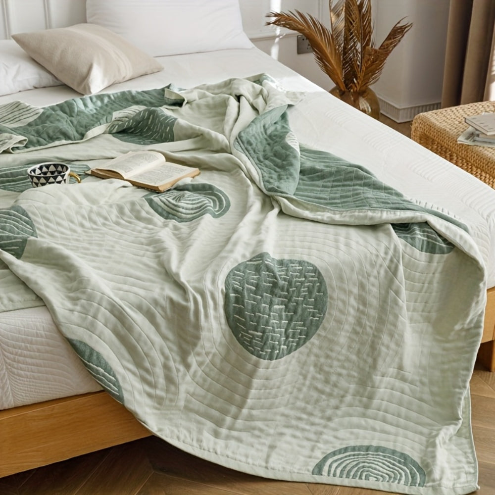 Zen Round Pattern Lightweight Cotton Blanket