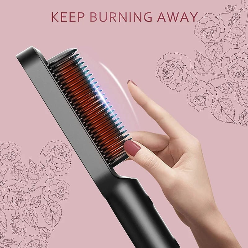 50% OFF | Glimstra™ | Negative Ion Hair Straightener Styling Comb