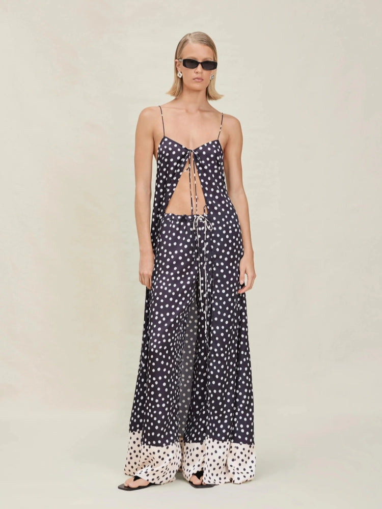 Polka Dot  Convertible Dress Set