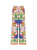 One Shoulder Enamel Print Swimsuit Set