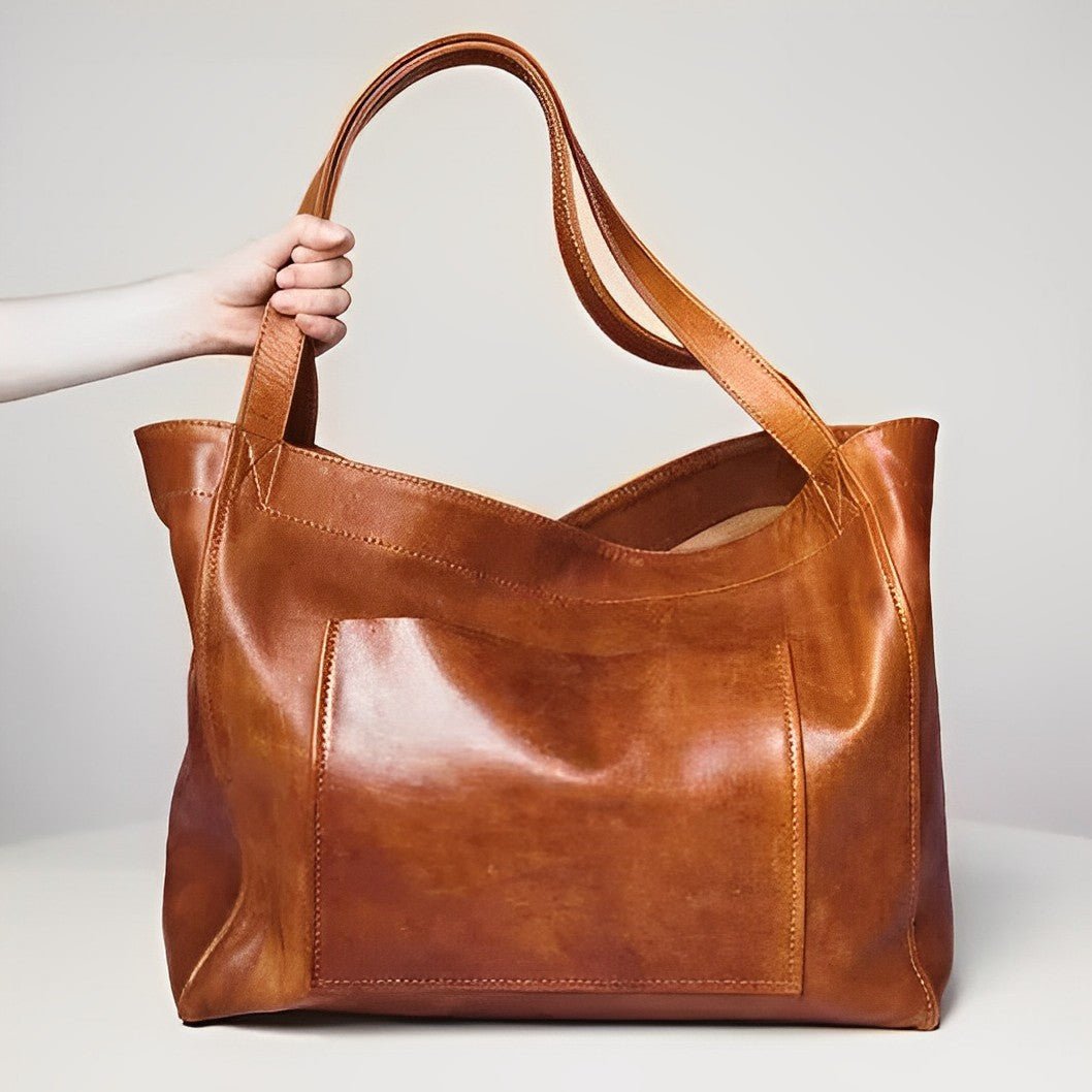 50% OFF | Dorothea | Elegant vintage leather handbag