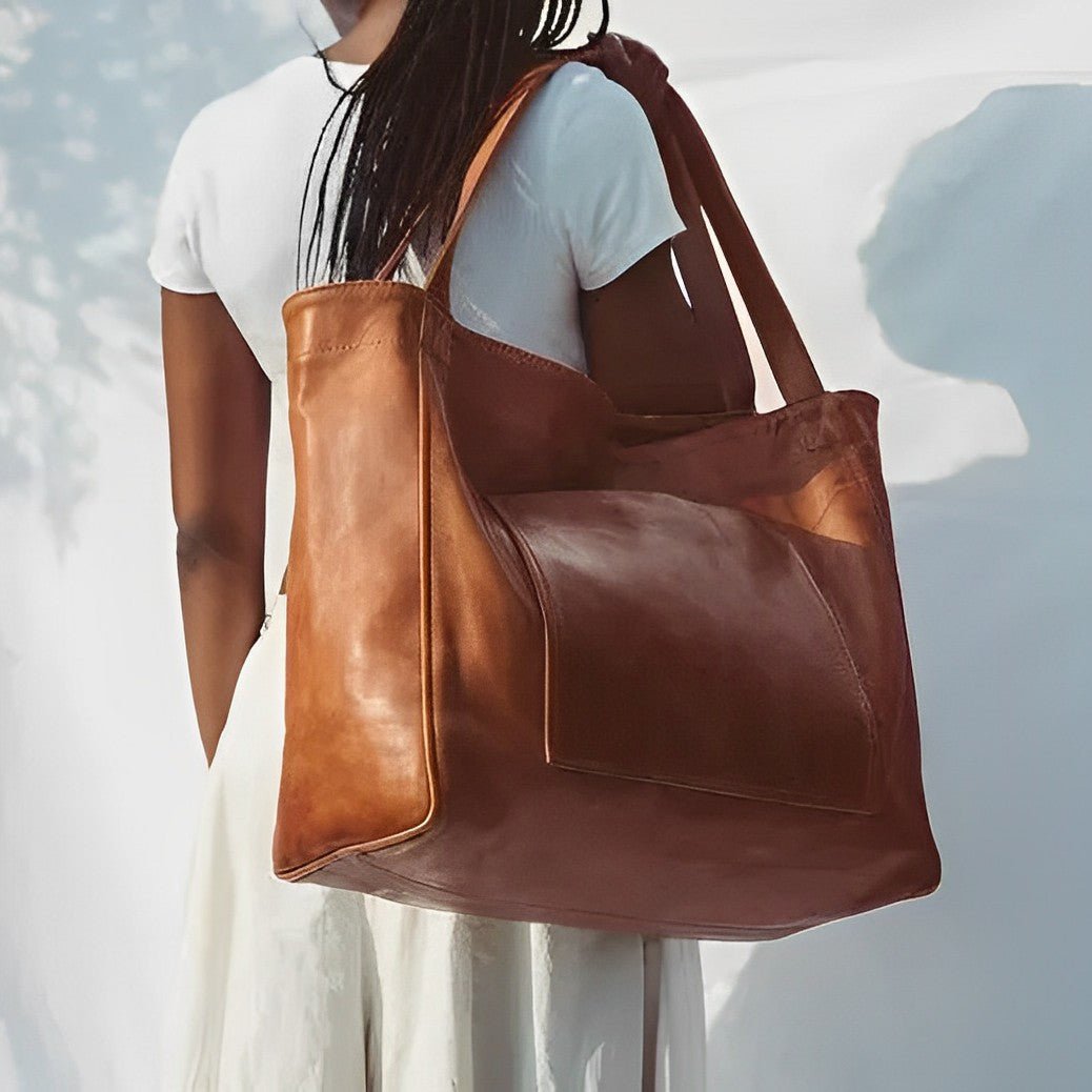 50% OFF | Dorothea | Elegant vintage leather handbag