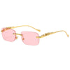 50% OFF | SunFlair | Rimless rectangular sunglasses