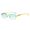 50% OFF | SunFlair | Rimless rectangular sunglasses