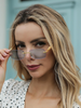 50% OFF | SunFlair | Rimless rectangular sunglasses