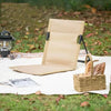 Lightweight Folding Camping Chair with Backrest – Portable Outdoor Folding Chair for Picnics and Beach, 500g