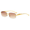50% OFF | SunFlair | Rimless rectangular sunglasses