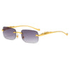50% OFF | SunFlair | Rimless rectangular sunglasses