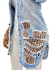 Sexy Leopard Denim Jacket