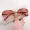 50% OFF | SolarCharm Cat-Eye |  Sunglasses ladies, rimless cat-eye shape UV400