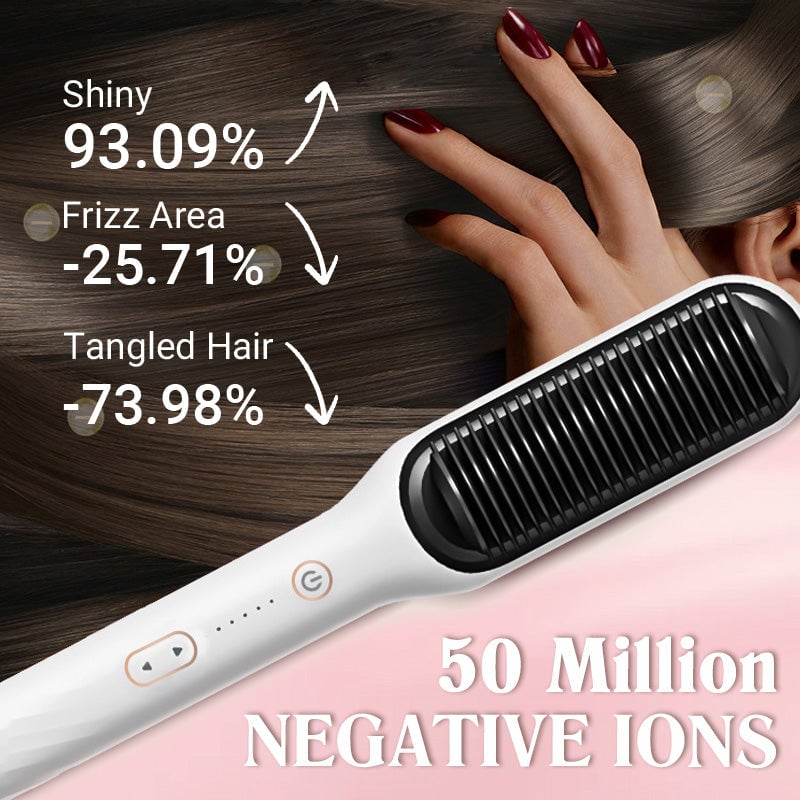 50% OFF | Glimstra™ | Negative Ion Hair Straightener Styling Comb