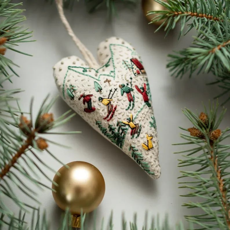 ThreadCherish® | DIY embroidery kit for Christmas decorations