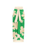 Belted Printed Swimsuits with Wrap Skirt Set