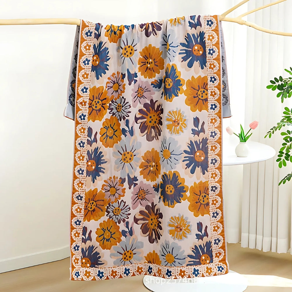 Floral Fiesta Bath Towel