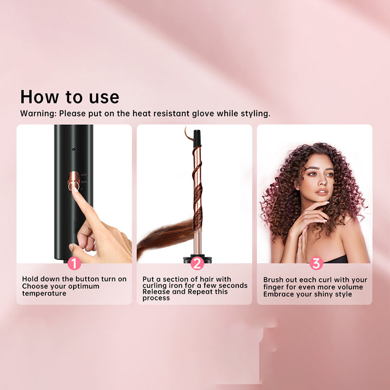 GlamCurl™ | Beautiful curls that stay smooth all day long!