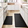 Black anti-fatigue kitchen mat – cushioned non-slip floor mat for standing comfort while cooking