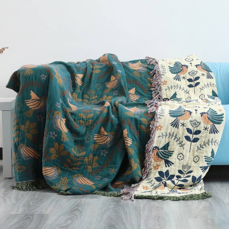 50% OFF | NordicNest® | 100% Cotton Reversible Throw