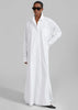 Oversized Slit Shirt Dress