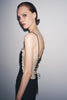 Crochet Combo Backless Cami Dress
