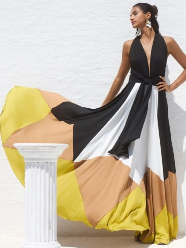 Polymorphic Maxi Dress