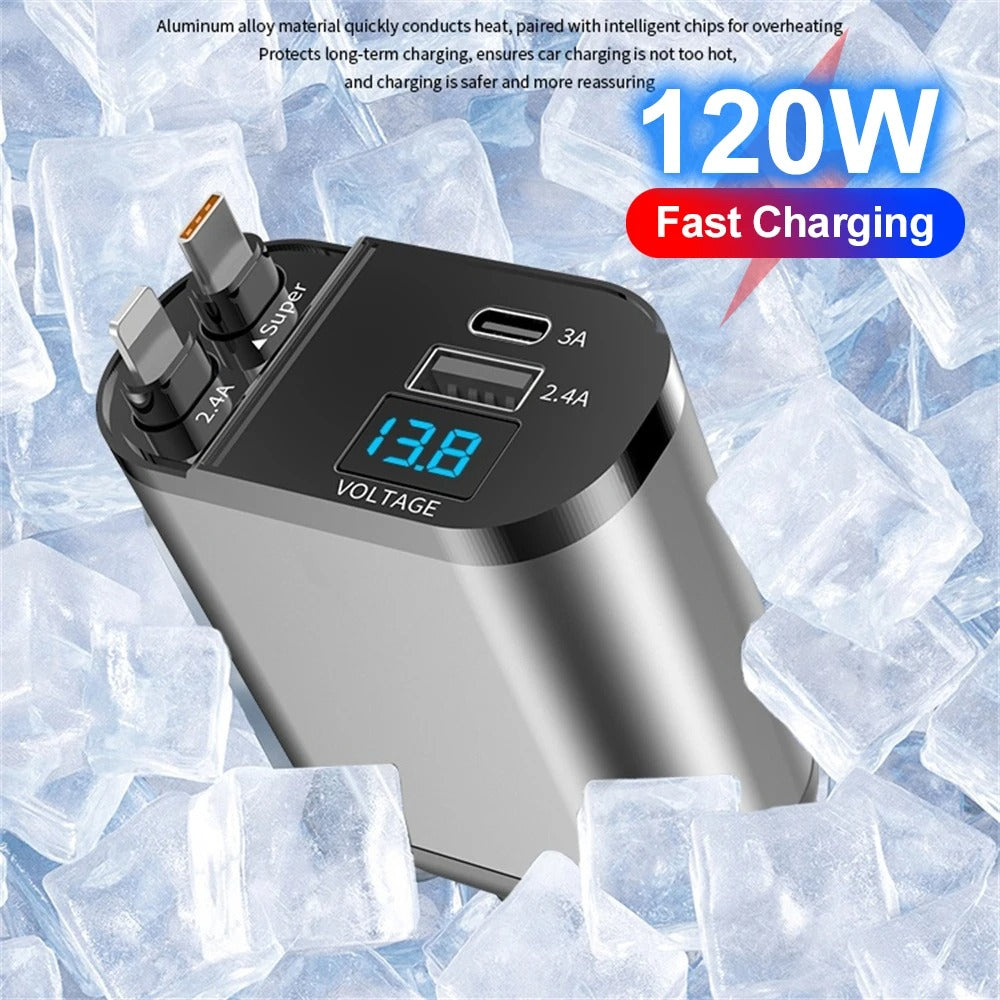 Last Day 50% OFF🔥| PowerPro™ | 4 in 1 Quick Car Charger