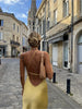 50% OFF | Adelaide | Elegant yellow midi dress