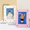 Acrylic picture frame – Clear – Scalloped design – Elegant home decor display