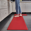 Black anti-fatigue kitchen mat – cushioned non-slip floor mat for standing comfort while cooking