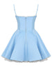 Cinderella Blue Tulle Mini Dress