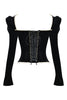 Black Velvet Corset